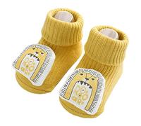 Qsvbeeqj Chaussettes antidérapantes pour bébé fille Motif dessin animé Avec grip Trampoline, A, One Size