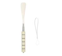 Qsvbeeqj Chaussure télescopique en acier inoxydable avec poignée ergonomique compacte extensible télescopique longue chausson élévateur réglable corne, F., Taille unique
