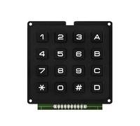 Qsvbeeqj Clavier de conseil de MCU sans module avec 16 boutons poussant le bouton externe de panneau de clavier