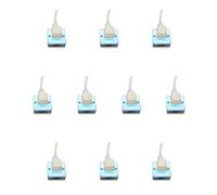 Qsvbeeqj Clavier USB à une touche - Copie macro - Clavier mécanique de jeu - Rouge/vert/thé/blanc silencieux - Clavier mécanique à une touche - Programmation macro - Interrupteur acile à