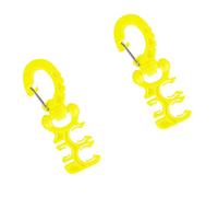 Qsvbeeqj Clip de plongée ergonomique en silicone : support de vitesse à fixation rapide pour des conditions de faible luminosité et une gestion sous-marine sûre de haute résistance