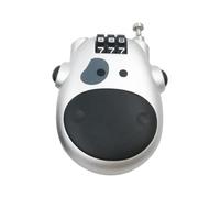 Qsvbeeqj Code flexible à 4 figures antivol solide télescope noyaux en acier pour bagages pour protéger le vol
