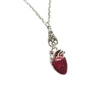 Qsvbeeqj Collier avec pendentif en forme de cœur en alliage pratique pour exprimer l'amour éternel et le mystère dans un style élégant