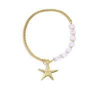 Qsvbeeqj Collier Coquillage irrégulier Artisanat Charme Coquille naturelle Accessoire de bijoux élégant pour femmes à la mode Tenues de femmes Bijoux à coque naturelle, taille unique, comme décrit