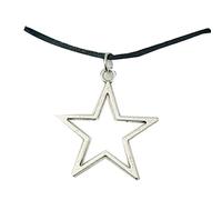 Qsvbeeqj Collier ras du cou élégant avec pendentif étoile pour homme et femme Y2K Hip Hop Cool Hollow Star Bijoux tendance doux ornement pendentif ras du cou bijoux