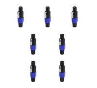 Qsvbeeqj Connecteur de verrouillage à 4 broches mâle NEUTRIK type NL4FX mâle adaptateur récepteur pour haut-parleurs avec alimentation électrique