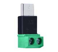 Qsvbeeqj Connecteurs de charge USB C Bornes détachables 2P avec mécanisme de verrouillage à vis pour la réparation et l'extension de câble Connecteur USB C mâle