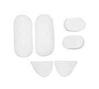 Qsvbeeqj Contrôleur de bouton léger Housse de protection en silicone pour 2 poignées Protections de boutons Protection contre les chocs Protection du contrôleur Pad de protection