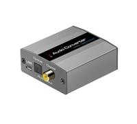 Qsvbeeqj Convertisseur numérique vers analogique 192 kHz pour systèmes home cinéma compatible HDTV et appareils auditifs