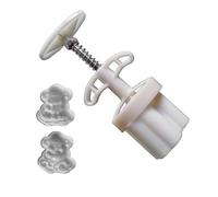 Qsvbeeqj Cookie Stamp Serpent Fleur Dessert Moules Impression à la Main Machine à Dessert Outil de Cuisson pour Nouvel An Festival Durable Serpent Moules à Gâteau de Lune pour Moule à Cuisson Presse à