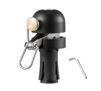 Qsvbeeqj Coppers Alloy Bicycles Bells Bike Avertissement de sécurité Alarme de guidon de vélo Plug Horn Super puissante Sonnettes de vélo Durable Vélo Guidon Plug Horn