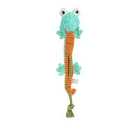 Qsvbeeqj Corde à mâcher pour animaux de compagnie - Résistante aux larmes - Jouet à mâcher avec des bâtiments dans des couineurs - Jouet interactif pour chiens de petite, moyenne et grande taille