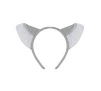 Qsvbeeqj Costume de jeu de rôle pour enfants Loup queue de loup bandeau nœud papillon jupe costume animal accessoires bébé Halloween jeu de rôle oreilles réalistes