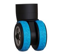 Qsvbeeqj Couvertures de roue de bagage Couvertures de protection de roue de bagage Couvertures pratiques en silicone de valise Roulette Chaussures de valise Protection, E., Taille unique