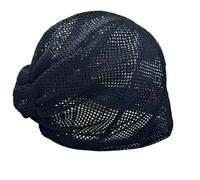 Qsvbeeqj Couvre-cheveux noirs pour dormir - Léger et respirant - Filet de crochet - Pour coiffer et coiffer