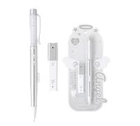 Qsvbeeqj Crayon à dessin rechargeable 0,5 mm avec porte-mine pour étudiants, architectes et professionnels du dessin technique