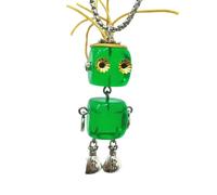 Qsvbeeqj Créatif Vintage Robot Collier Rétro Mobile Cou Pendentif Robot Unique Suspendu Décoration Lame de Clé Chaîne Bijoux Artistiques et Créatifs, taille unique, comme décrit, Comme décrit