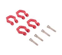 Qsvbeeqj Crochet de remorquage de voiture fin en métal pour pièces de voiture Crawler 1/10 Modèle pour : SCX10 D90 Accessoires de voiture en métal