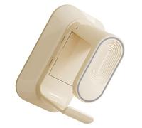 Qsvbeeqj Crochet mural polyvalent Solution de stockage de salle de bain Rack de longueur flexible pour accrocher seau outil de nettoyage moderne autocollant de salle de bain