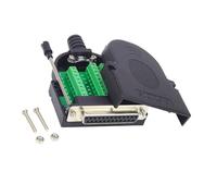 Qsvbeeqj DB25 RS232 Adaptateur de raccordement flexible à vis arrière Design de verrouillage à vis RS232 Pas besoin de soudure Sans installations de soudure Adaptateur série