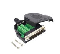 Qsvbeeqj DB25 RS232 Adaptateur de raccordement flexible à vis arrière Design de verrouillage à vis RS232 Pas besoin de soudure Sans installations de soudure Adaptateur série