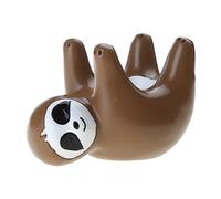 Qsvbeeqj Décoration amusante d'art paresseux Porte-bijoux Boucles d'oreilles Colliers pour comptoir Bureau de nuit debout Salle de bain ou chambre à coucher Organisateur raton laveur