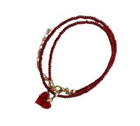 Qsvbeeqj Diamants à la mode Coupe Cœur Chauffant Bijoux Déclaration Pièces Alliage Confortable pour Femmes Cadeaux Idées Collier à thèmes d'amour à la mode, taille unique, comme décrit, Comme décrit