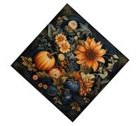 Qsvbeeqj Divinationen Nappe citrouille florale astrologie carte de tarot nappe autel tissu jeu de société divination accessoires divinations cartes table tissu décorations murales