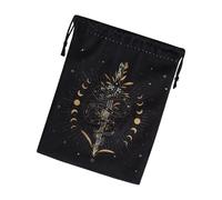 Qsvbeeqj Doux Tarot Carte Sac Portable Dés Titulaire Organisateurs Cordon de serrage Sac Tarot Deck Titulaire pour Preciously Crystal Watch Deck Deck, Fhr135, Taglia Unica