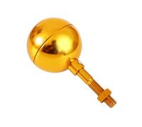 Qsvbeeqj Drapeaux Pôles Sphère stable Drapeau Boule Toppers Ornement Résistant aux intempéries Design Boule pour une utilisation en extérieur