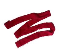 Qsvbeeqj Écharpe en fourrure tricotée pour femme, tenue décontractée, fête, accessoires photo, rendez-vous des années 2000, accessoires de vêtements, écharpe en fourrure, costume, Rouge, taille unique