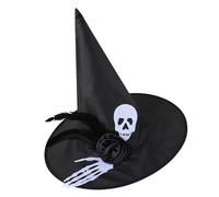 Qsvbeeqj Effrayant Halloween Party Chapeau Sorcière Pour Les Femmes Cosplay Araignées Magicien Chapeaux Costume Adulte Festival Pointu Sorcière Femmes Accessoires Costume