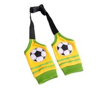 Qsvbeeqj Elastics Genouillère universelle pour chien Motif football Pour la récupération et la santé des articulations