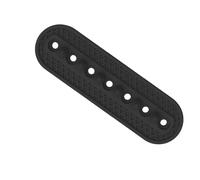 Qsvbeeqj Élastiques flexibles pour chapeaux de baseball durables, boucles remplaçables pour extensions de personnalité de dimensionnement, noir, taille unique