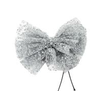 Qsvbeeqj Élégant collier ras du cou en dentelle florale pour femme avec nœud papillon élégant long collier chaîne accessoire de mode, Tissu, Zircone cubique