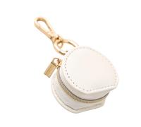 Qsvbeeqj Élégant organisateur de bijoux porte-clés étui en cuir PU étanche pour alliances petits accessoires solution de stockage porte-clés protection bijoux, taille unique, comme décrit