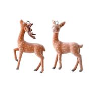 Qsvbeeqj Élégant pendentif cerf en résine - Collier de Noël - Élan - Charme naturel - Accessoires inspirés pour les fêtes ou au quotidien - Bijou de cerf, taille unique, comme décrit