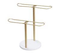 Qsvbeeqj Élégant porte-chouchou avec base en bois - Organisateur de bijoux - Pour décoration de chambre à coucher - Accessoires pour cheveux, taille unique, comme décrit