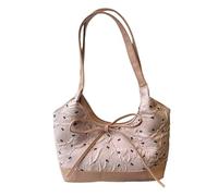 Qsvbeeqj Élégant sac à aisselles Grande capacité Design pliable Sac de trajet décontracté Polyester PU Sac sous les bras Arcs de loisirs Sac de travail, a