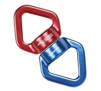 Qsvbeeqj Émerillons d'escalade 30 KN 360 degrés de rotation de corde pivotant Connecteur roulements scellés pour hamac d'escalade Balançoire Hamac Connecteurs rotatifs