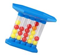 Qsvbeeqj Ensemble de balles de saut élastiques interactives 4 en 1 pour enfants - Jeu en plein air - 4 pièces consécutives - Jouet de table - Pour le camping - Interaction prête à l'emploi