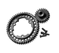 Qsvbeeqj Équipement de coupe précis Combinaison 46T/23T Ratio pour les mises à niveau de voiture à distance et la dominance tout-terrain Télécommande Hobby Transmission Mise à niveau Durcissement