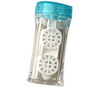 Qsvbeeqj Étui à lentilles de contact, résistant à la poussière, étui de beauté portable pour la maison et l'extérieur, bleu