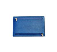 Qsvbeeqj Étui de passeport en PU Minceur Essentiel de voyage avec fermeture éclair Porte-cartes pour Voyage international Couverture de passeport pratique avec fentes pour cartes, Bleu foncé, Beauté