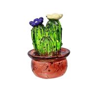 Qsvbeeqj Figurines de cactus miniatures Résine Voiture Console centrale Fixation Arrière Ornements Gadget de Bureau Décoration intérieure Voiture Résine Cactus Ornement Auto Console centrale Fixation
