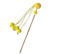 Qsvbeeqj Glands Teaser Baguette Jouet Avec Pompon & Petits Cloches Teaser Baguette Interactive Bâton Jouet Chasing Bonbons Couleur Chats Interactifs Chats