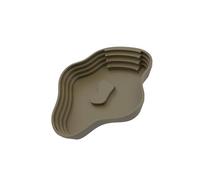 Qsvbeeqj Grand récipient de bain avec échelle antidérapante pour animaux aquatiques et terrestres, tortues avec antidérapant