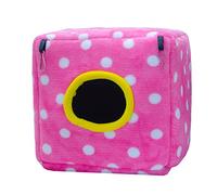 Qsvbeeqj Hamac d'hiver suspendu pour oiseau - Nid chaud - Tente en peluche - Pour dormir et se reposer - Pour perroquets hamsters - Tente pour cage