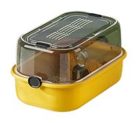 Qsvbeeqj Hamster Villas avec grand espace de vie ventilation facile à utiliser Maison Cage pour petit animal clair