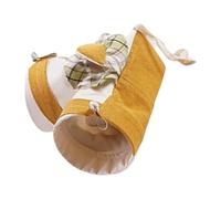 Qsvbeeqj Hanges Petit jouet tunnel pour hamster brillant au sucre furet hérisson Respirant Imperméable Tissu respectueux des chanvres Accessoires pour animaux de compagnie
